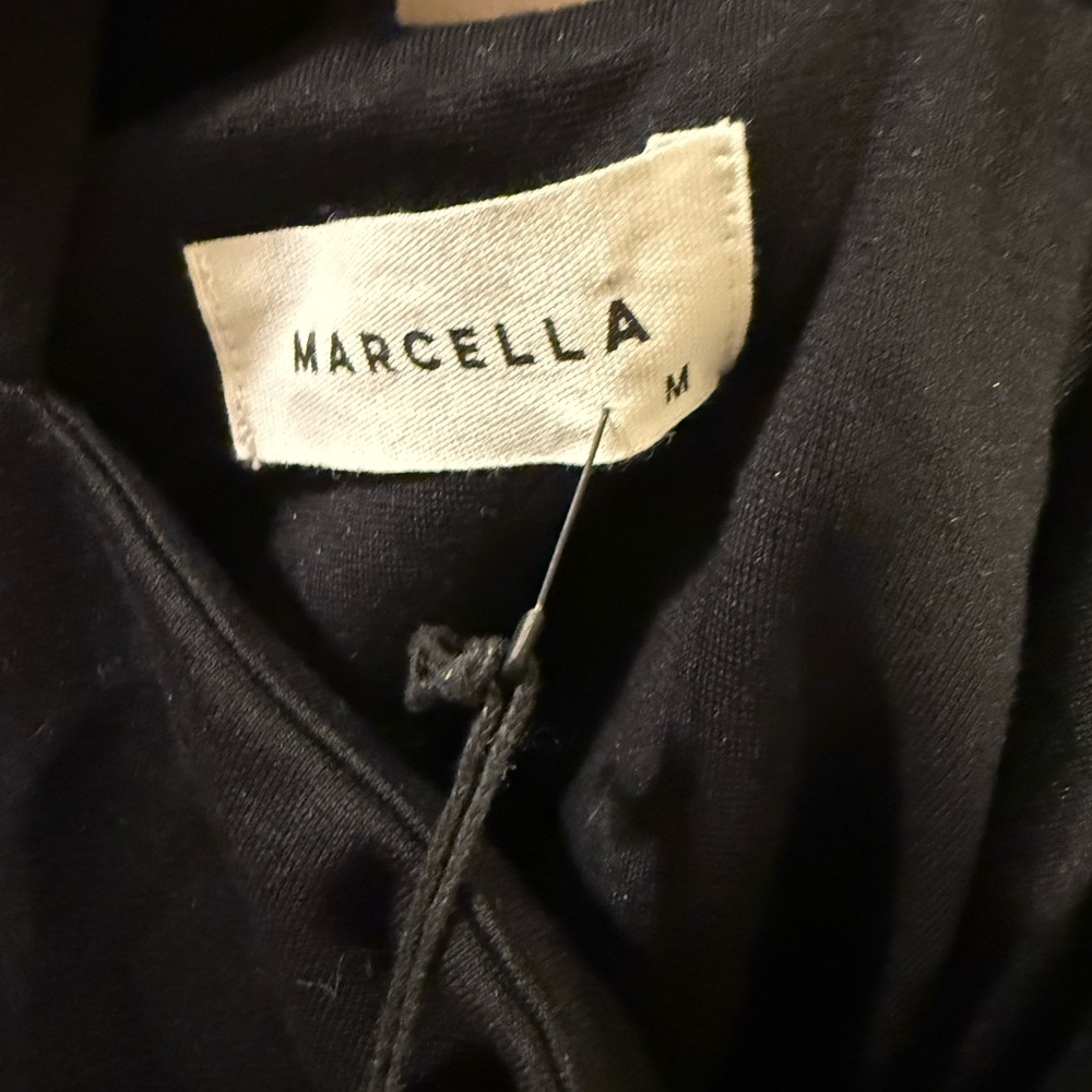 Marcella ‘Caterina’ Black One-Shoulder Dress - Picture 6 of 8